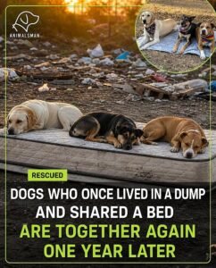 Three Rescue Dogs Found Together in a Trash Dump Were Reunited One Year Later - photo 197