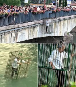EVERY YEAR, A CRIMINAL IS LOCKED IN A CAGE AND LOWERED TOWARD AN ITALIAN RIVER BUT THE TRUTH IS NOT WHAT THE - photo 170