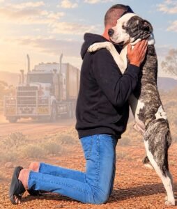 When Dean Trounson saw a dog alone beside a highway in Western Australia, he could have kept driving. - photo 130